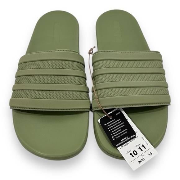 Adidas ADILETTE COMFORT SLIDES Color Tent green Size 10 men 11 wom new with box - Picture 2 of 8